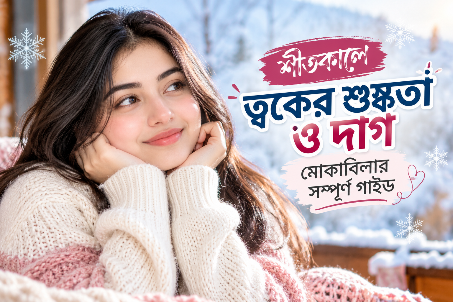 শীতকালে ত্বকের শুষ্কতা ও দাগ মোকাবিলার সম্পূর্ণ গাইড