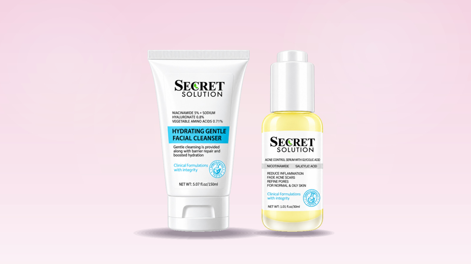 Acne Control and Hydrating Skincare Combo
