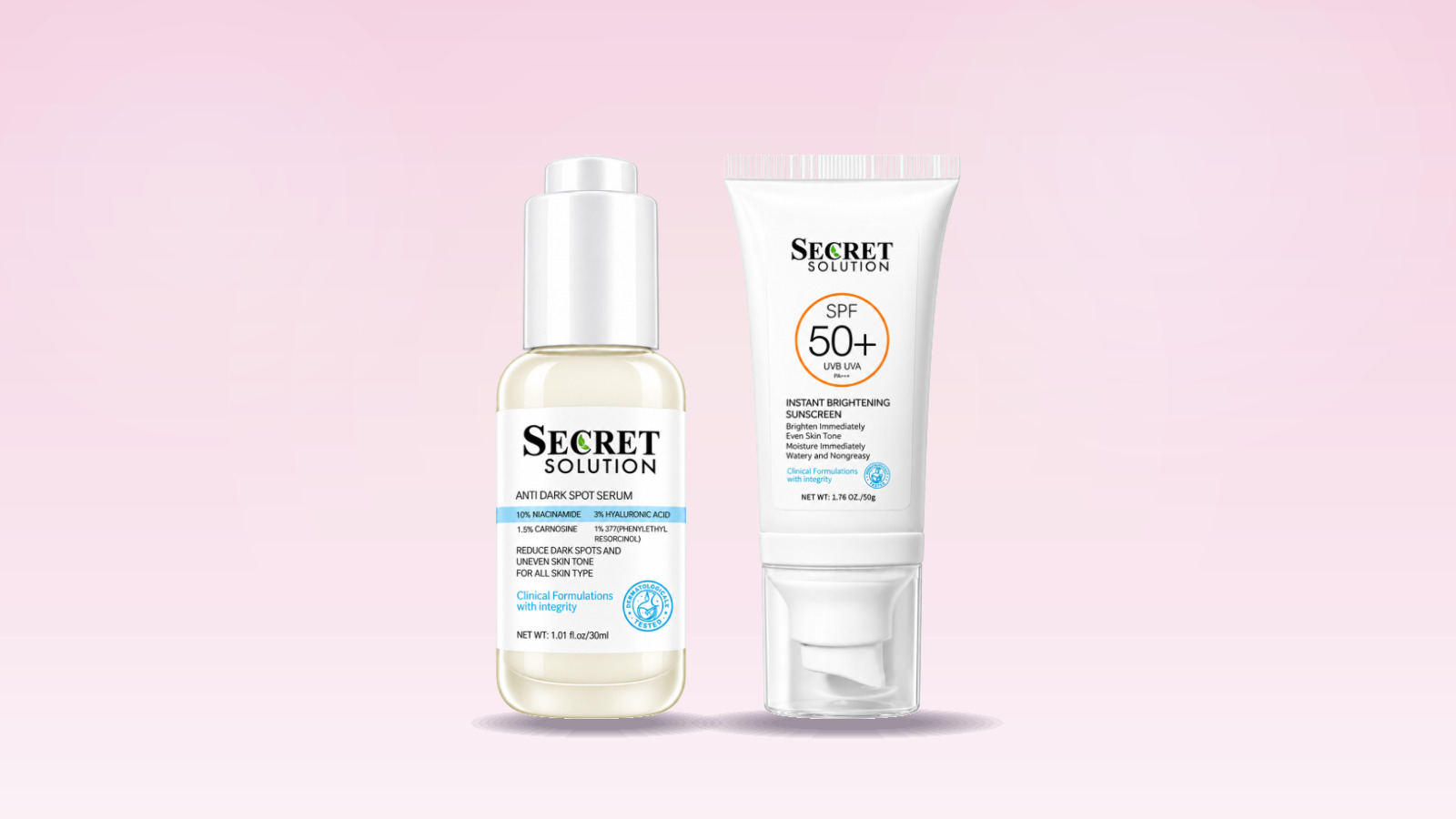 Dark Spot Removal and Sun Protection Combo