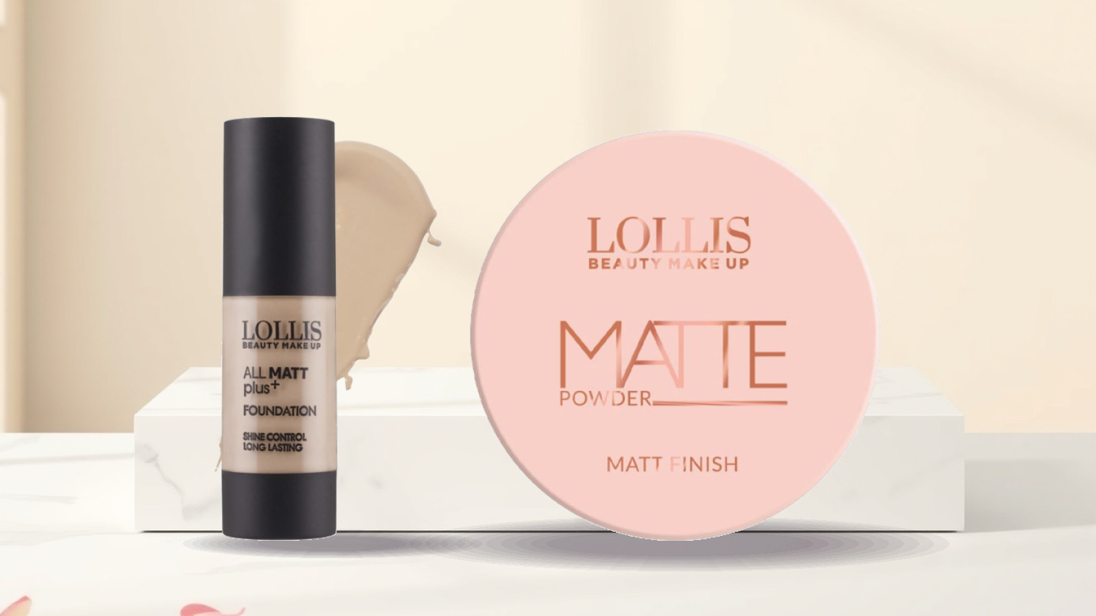 Oil Control Matte Foundation & Powder Combo