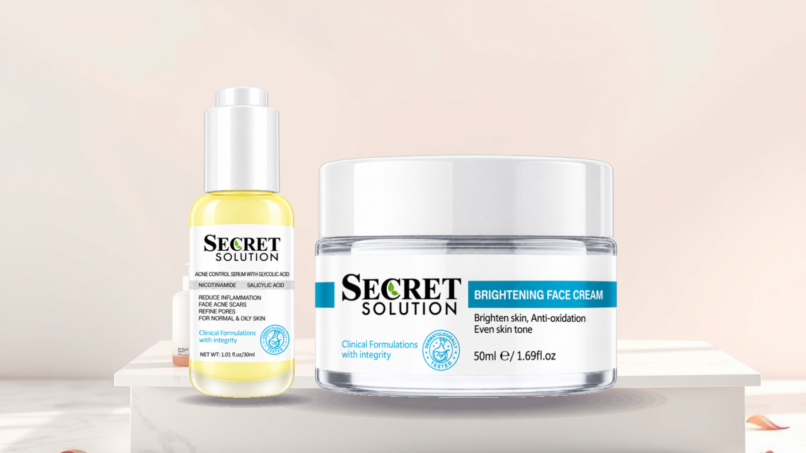 Acne Control and Brightening Skincare Combo