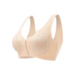 Front open button Ultra-thin Bra For Female